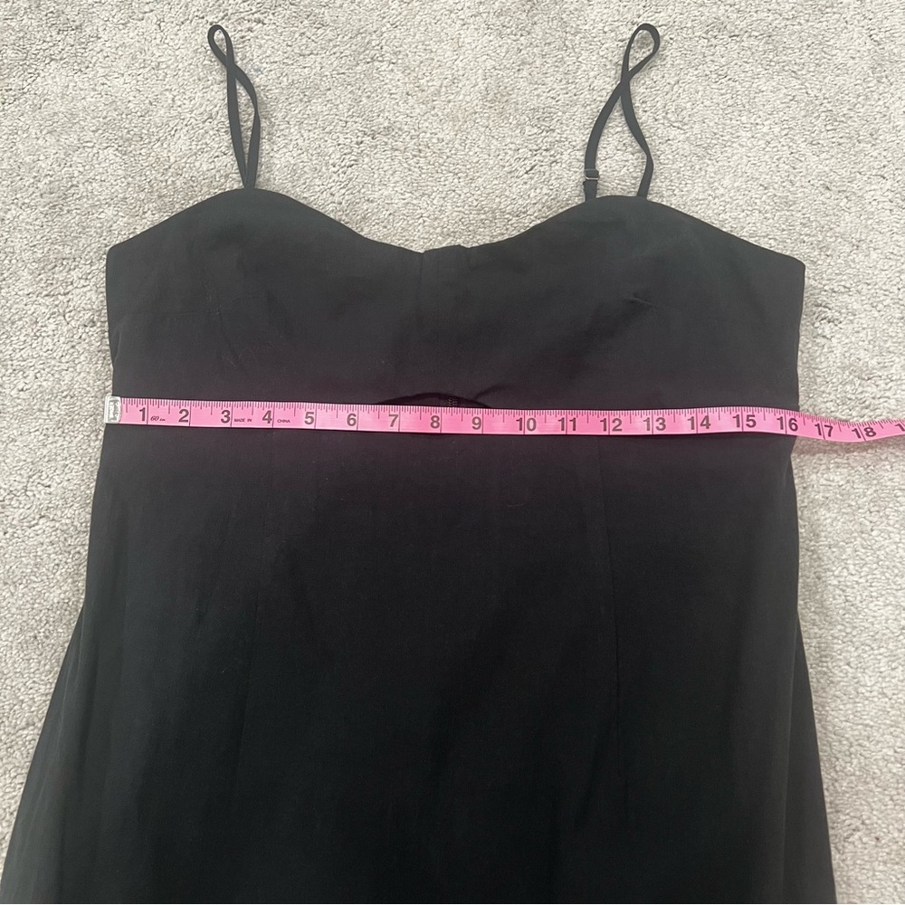 Abercrombie & Fitch NWT Black Midi Dress Women’s Sz LP - Picture 6 of 9